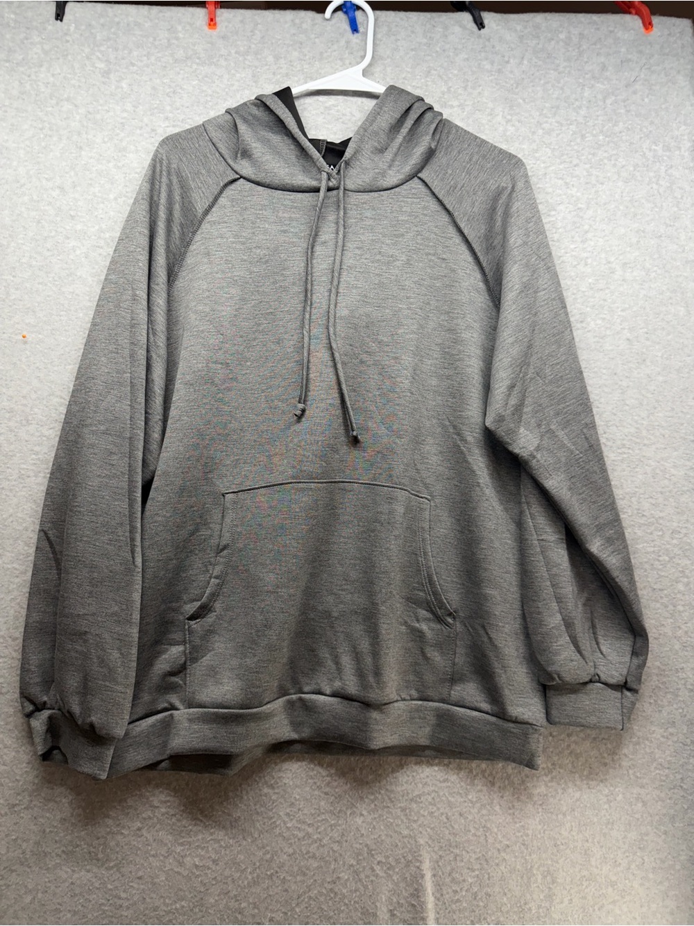 HEIMISH USA Heather Gray Women's Pullover Hoodie